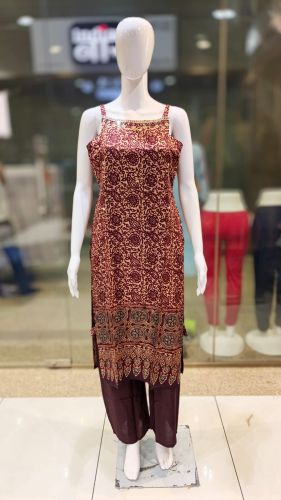 Printed Georgette Kurta Palazzo Set Casual, Festive Small to 2XL