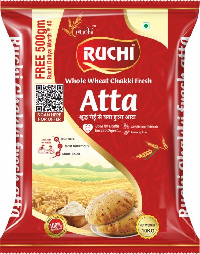 10kg Chakki Fresh Atta, Brand Name : Ruchi