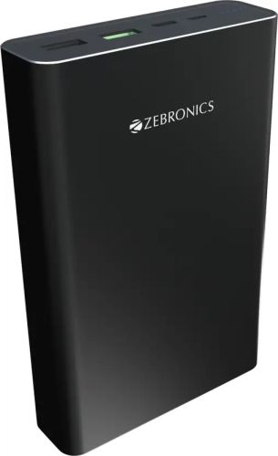 Zebronics 19200 mAh Power Bank, Color : Black for Charging Phone
