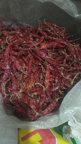 Guntur Red Chilli Dried, Form : Whole, Packaging Type : Jute Bag