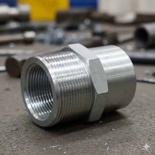 Polished EN8D 36 Mm Parallel Threaded Coupler, Brand Name : Innovegic