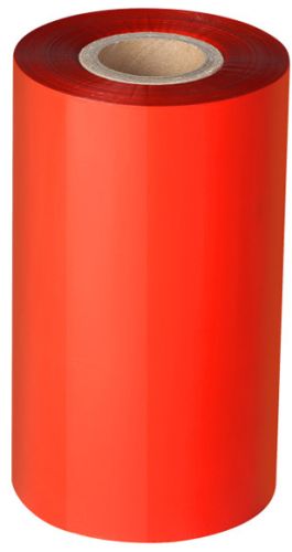 110x300mtr Red Color Solitaire Wax Resin Red Color Ribbon