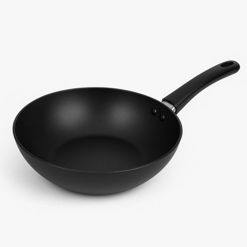 Aluminium 24cm Non Stick Wok Pan, Shape : Round