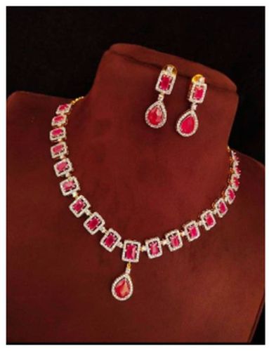 Metal Alloy Flatwork Contemporary Necklace Set for Casual, Party