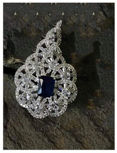 Silver Plated Artificial Ring