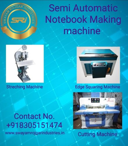 Mild Steel Electric Notebook Making Machines