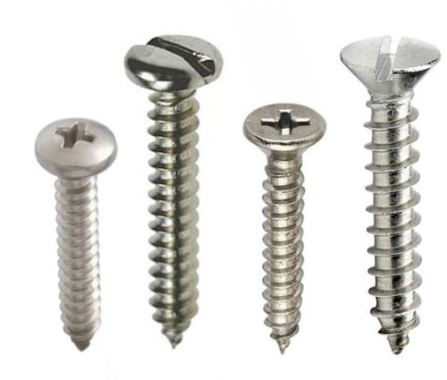 Iron Self Tapping Screws, Color : Silver