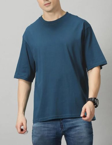 Plain Cotton Mens Round Neck T-Shirt Casual Wear