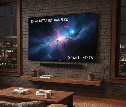 43Inch 4K Ultra HD Frameless Smart LED TV