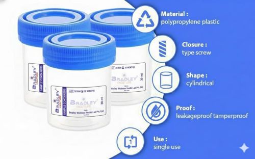 Bradley Polystyrene 30ml Sample Container