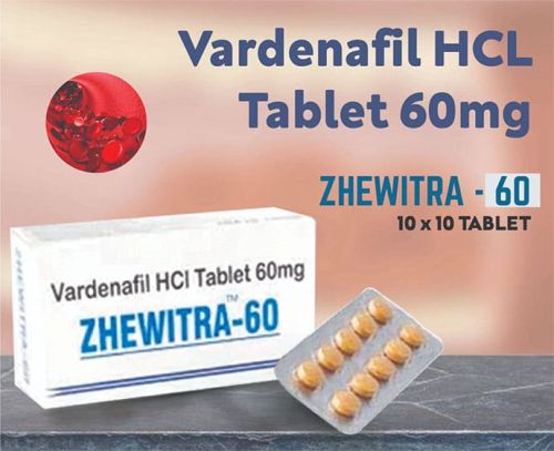 Zhewitra 60mg Tablets, Type Of Medicines : Allopathic