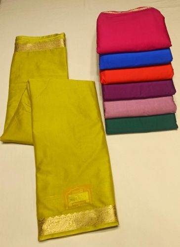 Unstitched Crepe Sarees, Brand Name : Sudarshan Family Store
