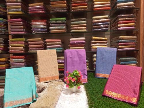 Stripes Party Wear Crepe Silk Sarees