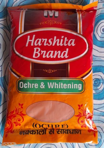 Natural Red Ochre Powder Packet Dried, Brand Name : Harshita Brand