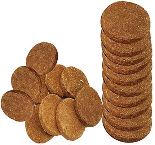 Pure Cow Dung Cake, Color : Brown, Purity : 100%