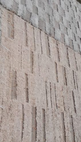 Pink Textured Stripe Handmade Wool Jute Rug