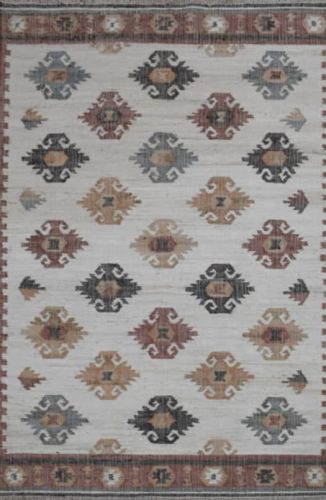 Traditional Kilim Style Handmade Jute Carpet