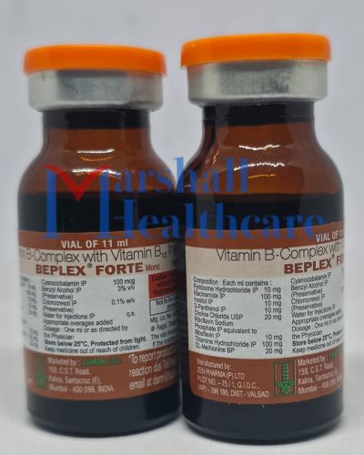 B Complex Injection, Brand Name : Beplex Forte, Vitamin B12