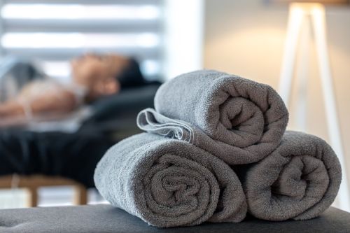 Plaint Hotel Towel Set, Color : Grey