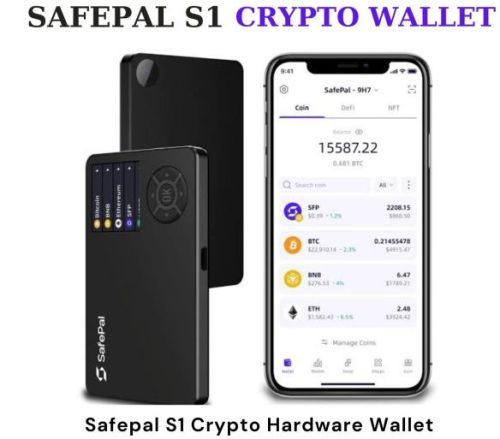 Safepal S1 Crypto Hardware Wallet, Shape : Rectangular