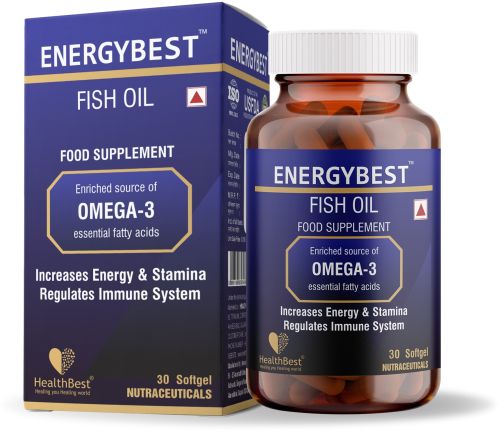 Healthbest Energybest Fish Oil Soft Gel Capsules