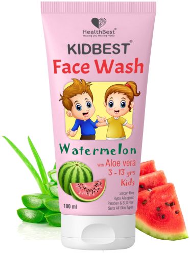 Aloe Vera Healthbest Kids Multivitamin Face Wash, Color : White