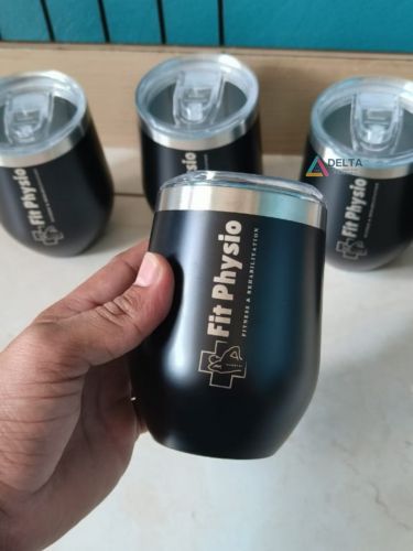 Polished Stainless Steel Corporate Gifting Customizable Coffee Mug