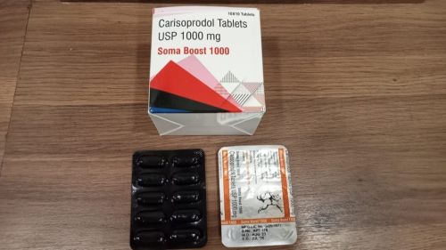 Somaboost 1000mg Carisoprodol Tablets, Medicine Type : Allopathic