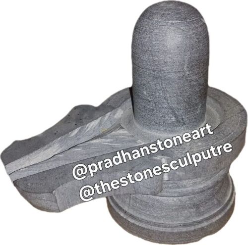 Stone Black Marble Shiva Lingam, Brand Name : Pradhanstoneart