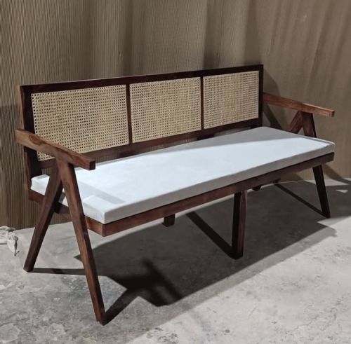 Polished Sheesham Wooden Sofa, Color : Brown Standard Modern