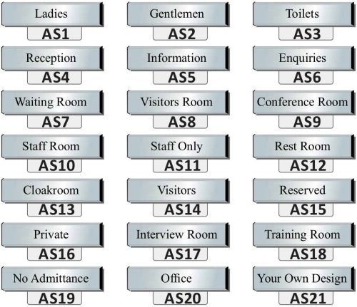 Aluminium Slat Signage, Color : Silver, Size Available : Standard