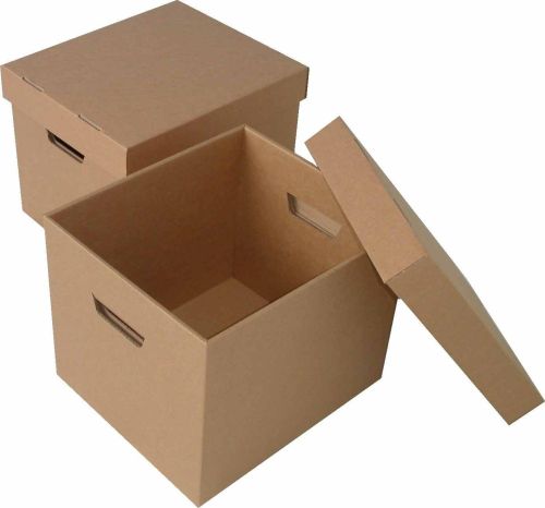 Plain Kraft Corrugated Boxes, Color : Brown for Shipping Packaging