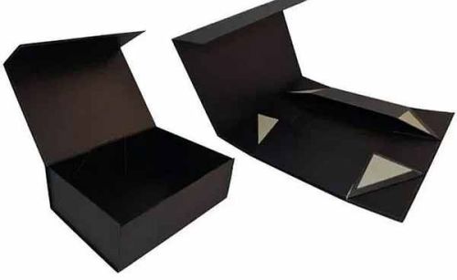 Rigid Board Packaging Box, Color : Black