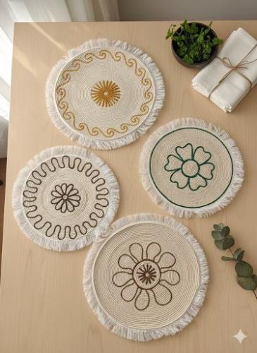 Printed Cotton Decorative Dining Table Mats
