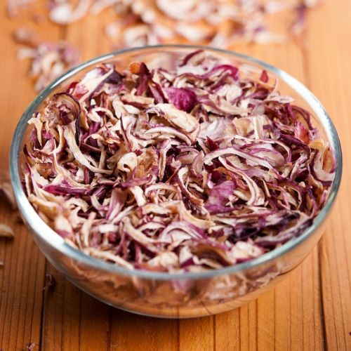 Dehydrated Red Onion Flakes, Packaging Type : Vacuum-sealed Bag