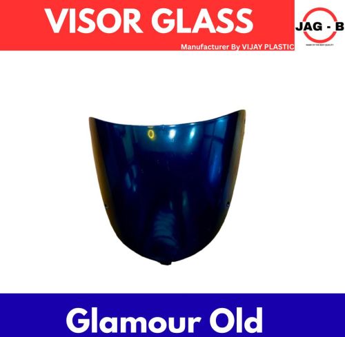 Fiber Hero Old Glamour Visor Glass, Color : Black