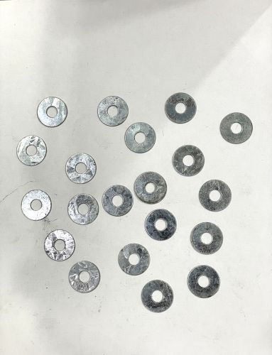 Polished Mild Steel Plain Washer, Color : Silver