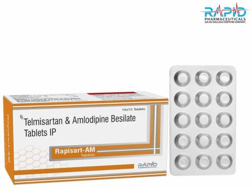 Rapisart Am Telmisartan IP 40mg Amlodipine Besylate Tablet