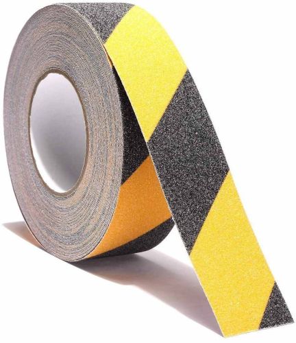 PVC Anti Skid Tape, Color : Black Yellow, Packaging Type : Roll