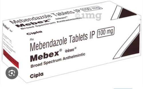 Mebendazole Tablets, Color : White., Grade : Allopathic