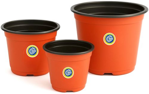 Plastic Thermoform Pot, Color : Black, Brown