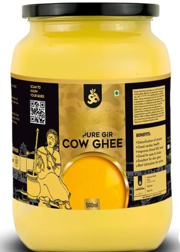 Pure Gir Cow Ghee, Color : Yellow, Certification : FSSAI for Cooking
