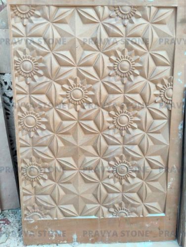 Flower Cutting Stone Wall Panels Standard