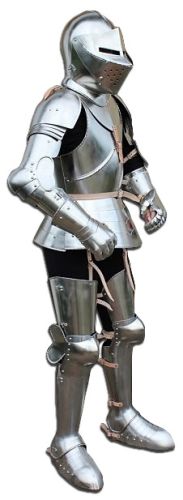 Polished Aluminium Body Armor, Color : Grey, Shiny Silver