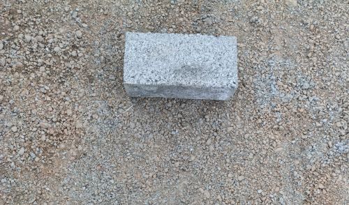Plain Solid Concrete Block 16x8x6 Inch