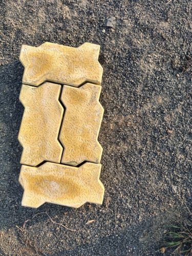 Concrete 80mm Yellow Paver Block