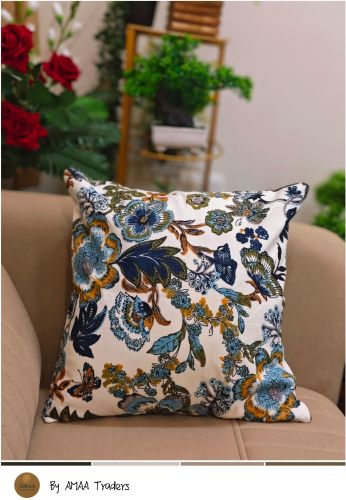 Jaipuri Hand Block Printed Cotton Cushion Cover