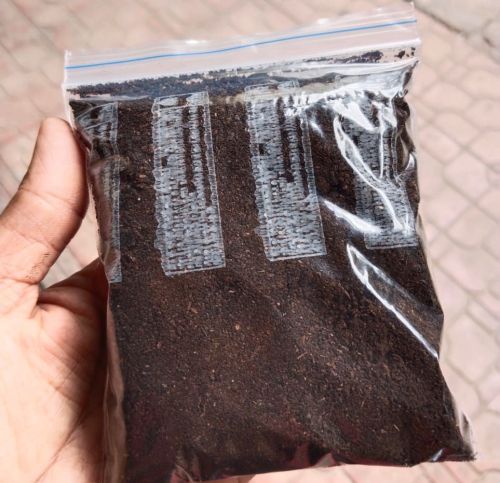 Composted Organic Matter Vermicompost Fertilizer, Color : Dark Brown