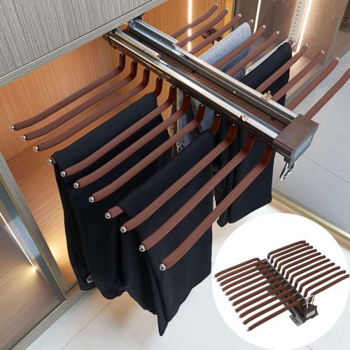 Metal Pull Out Double Line Trouser Rack, Brand Name : Gentech
