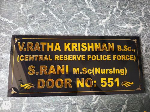 Metal Customized Engraved Name Plates for Personalized Identification